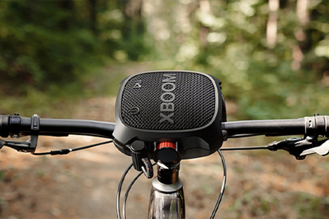 Image of XG2T fasten on the bicycle.